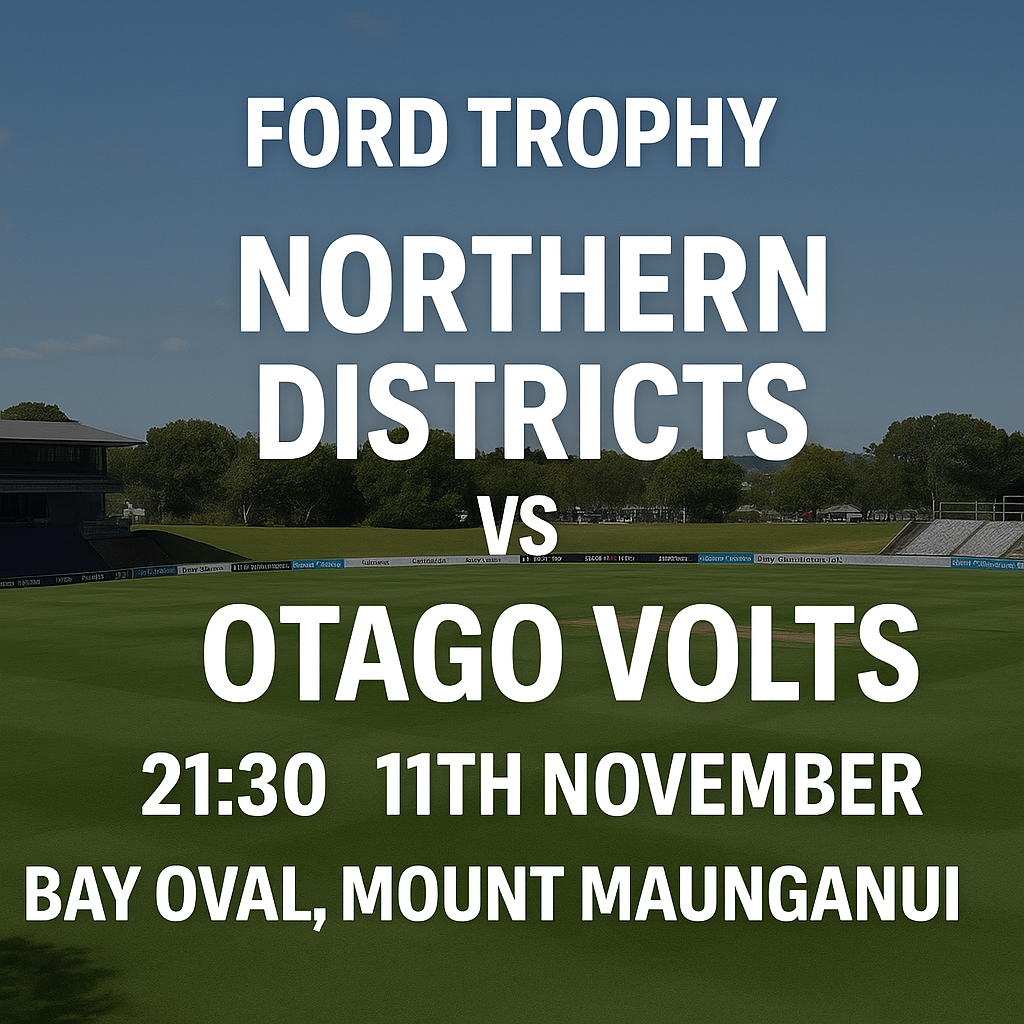 Read more about the article Northern Districts v Otago Volts – 11 November – Preview & Prediction