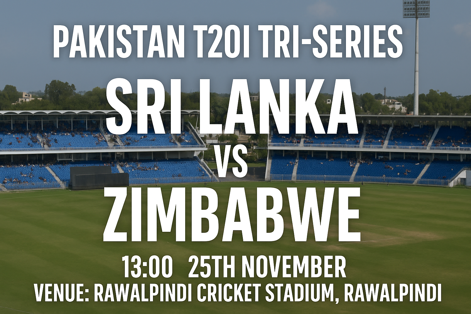 Read more about the article Sri Lanka v Zimbabwe – 25 November – Preview & Prediction