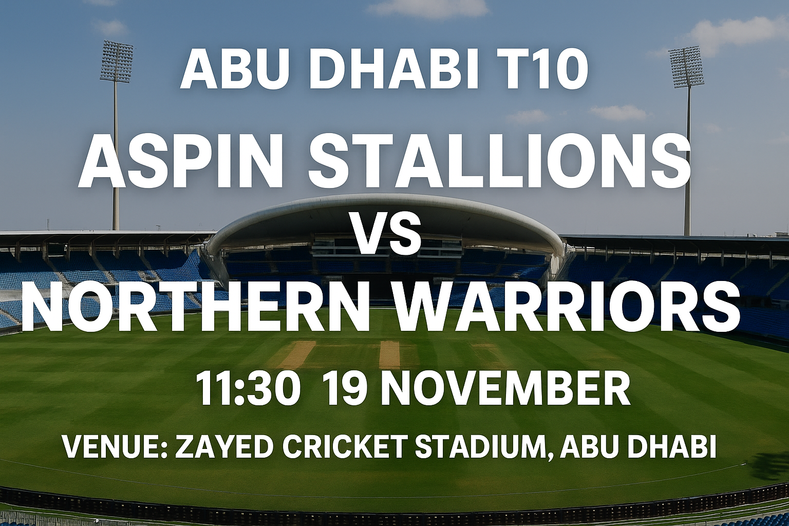 Read more about the article Aspin Stallions v Northern Warriors – 19 November – Preview & Prediction
