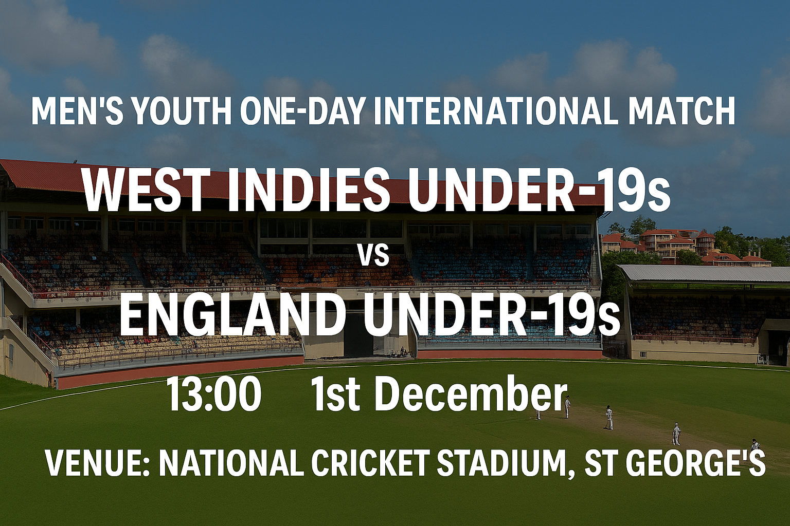 Read more about the article West Indies U19 v England U19 – 1 December – Preview & Prediction