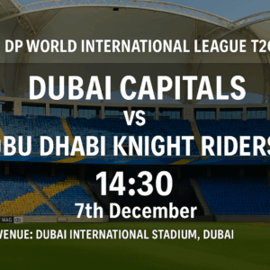Capitals vs Knight Riders ILT20 Preview 7th December 25