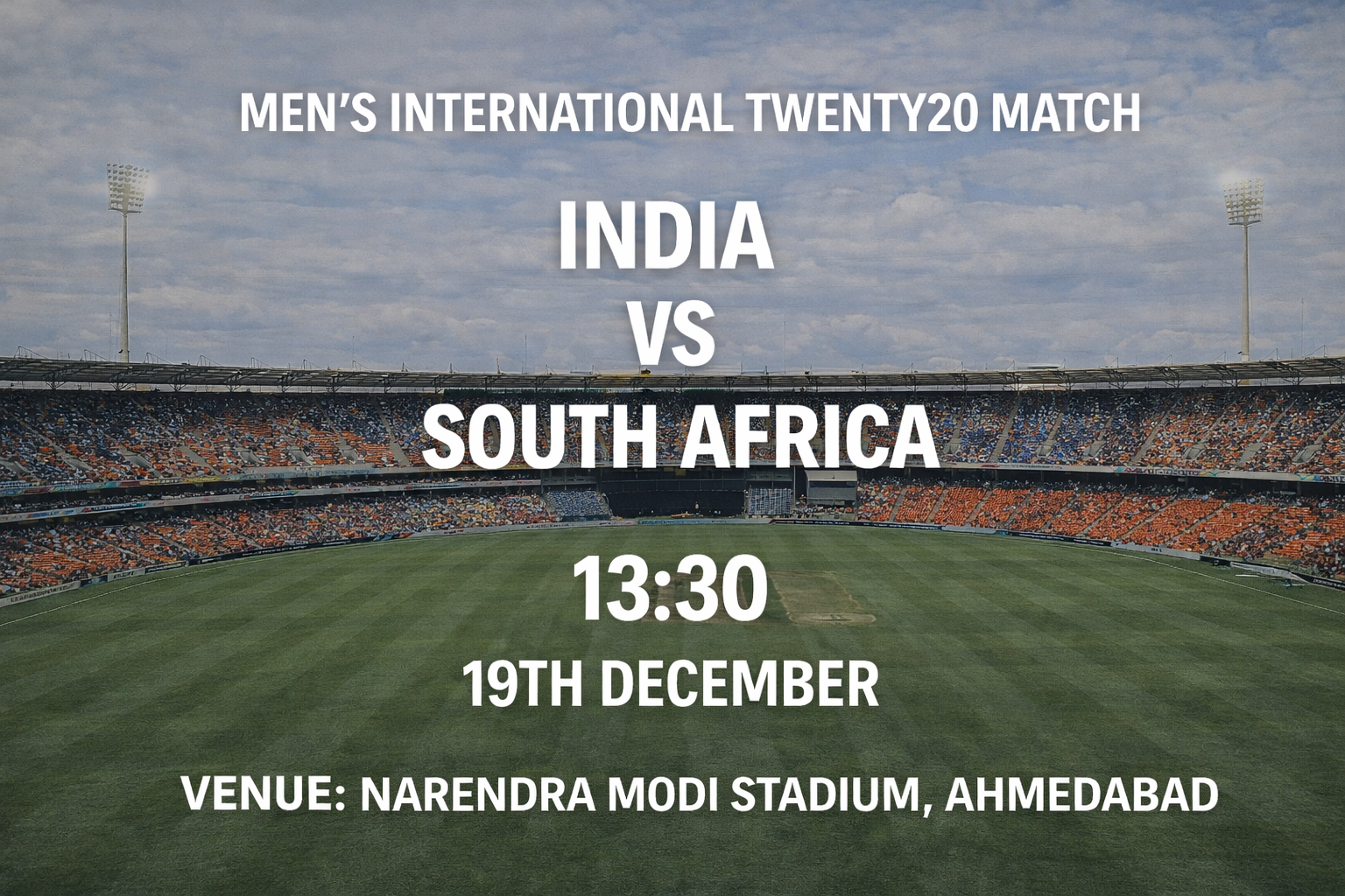 Read more about the article India v South Africa – 19 December – Preview & Prediction