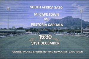 MI Cape Town vs Pretoria Capitals SA20 Preview 31st December 25