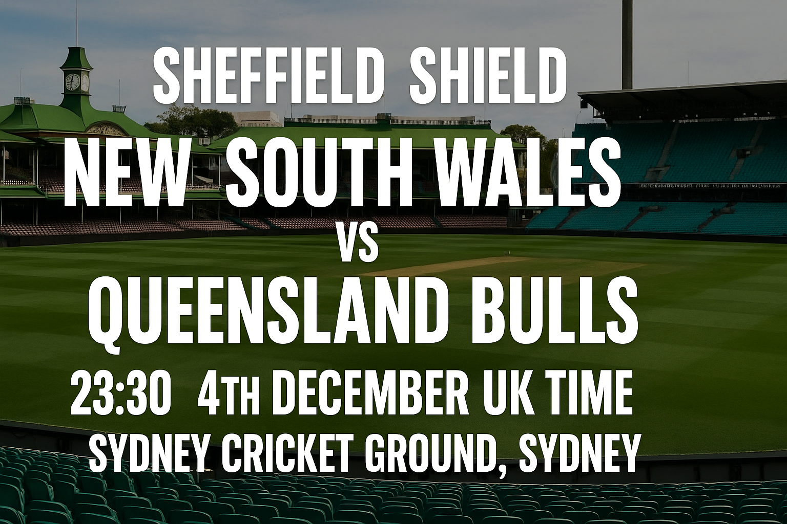Read more about the article New South Wales v Queensland Bulls – 4 December – Preview & Prediction