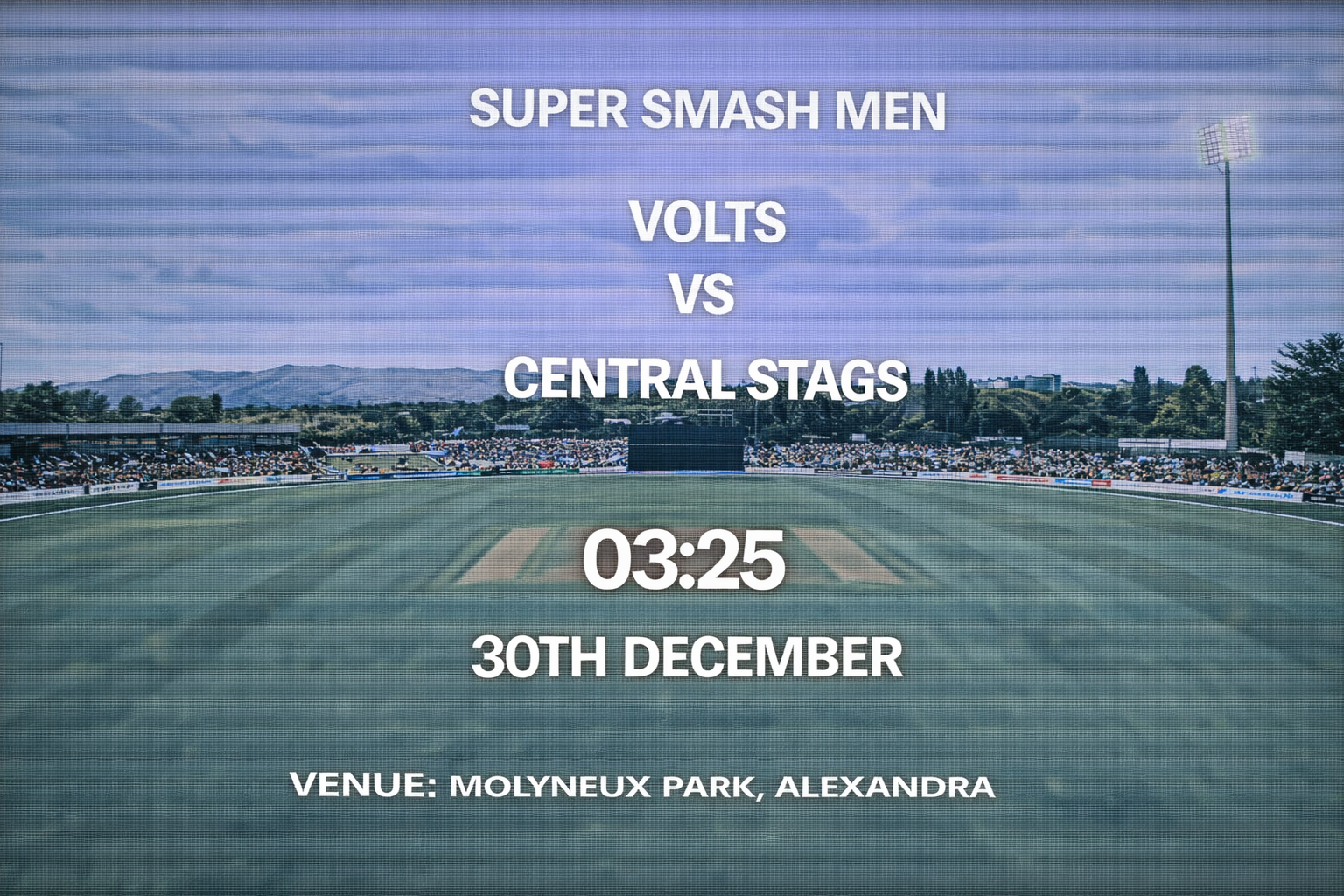 Read more about the article Otago Volts v Central Stags – 30 December – Preview & Prediction