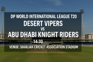 Vipers vs Knight Riders ILT20 Preview 5th December 25