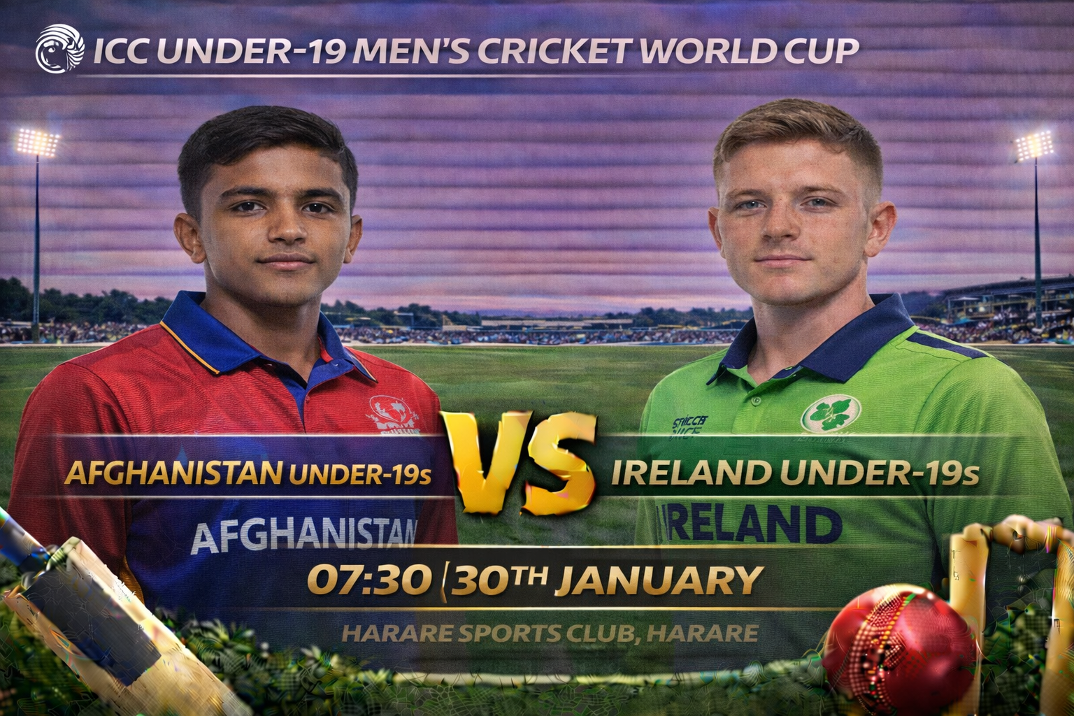 Read more about the article Afghanistan Under-19s v Ireland Under-19s – 30 January – Preview & Prediction