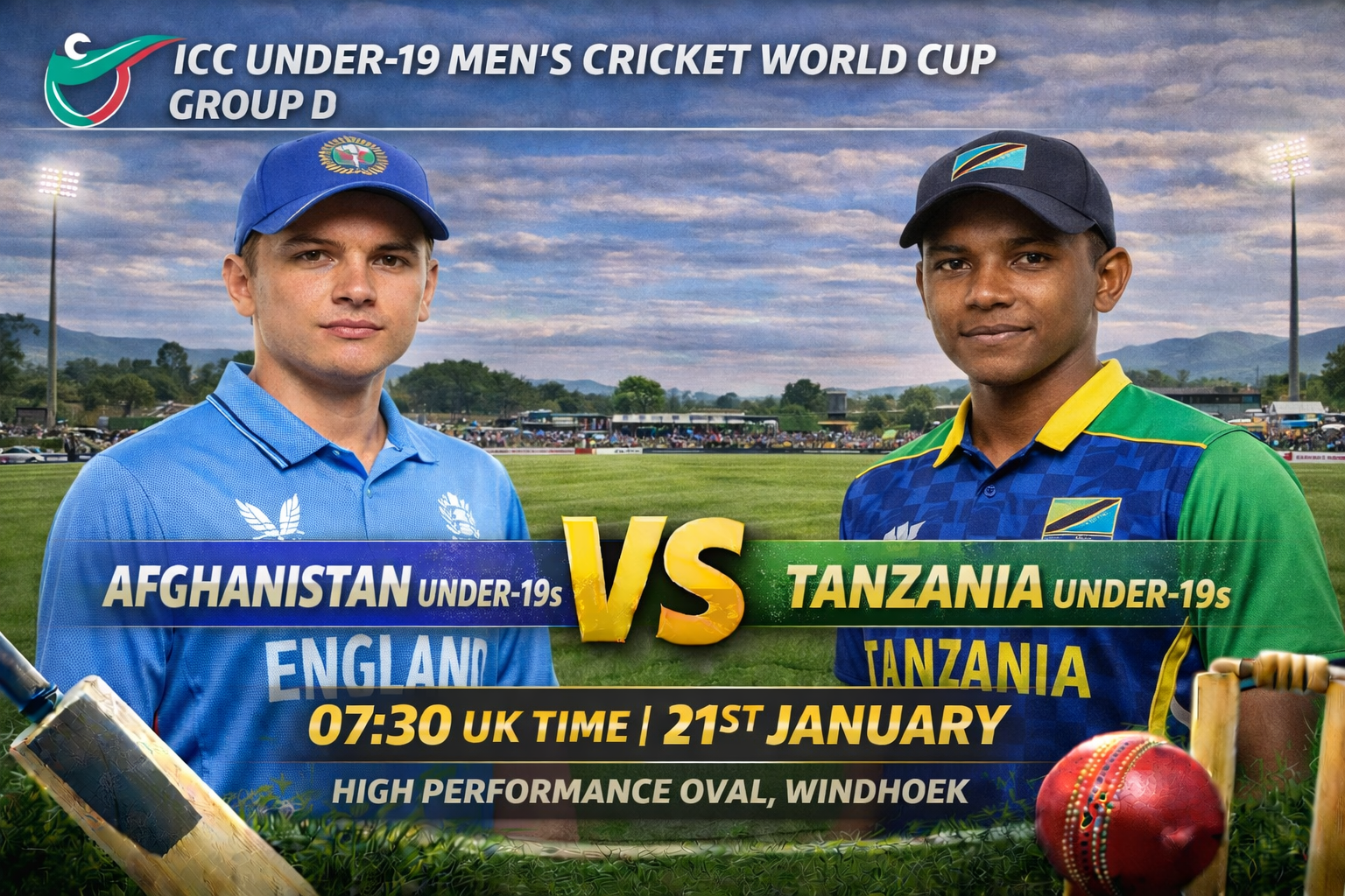 Read more about the article Afghanistan Under-19s v Tanzania Under-19s – 21 January – Preview & Prediction