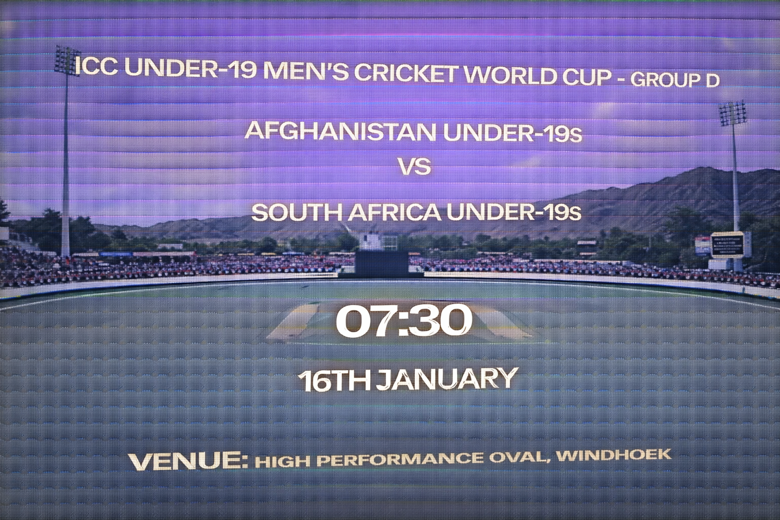 Read more about the article Afghanistan U19 v South Africa U19 – 16 January – Preview & Prediction