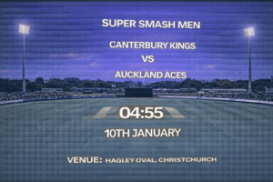 Canterbury Kings vs Auckland Aces Super Smash Preview 10th January 26