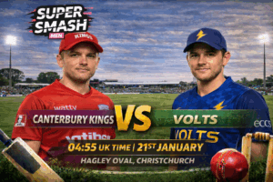 Canterbury Kings vs Volts Super Smash Preview 21st January 26