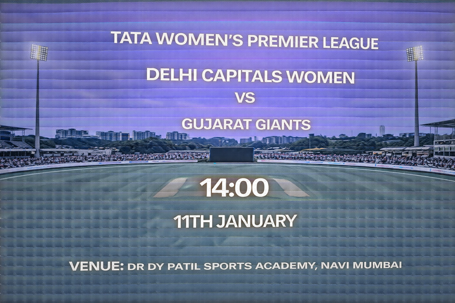 Read more about the article Delhi Capitals Women v Gujarat Giants – 11 January – Preview & Prediction