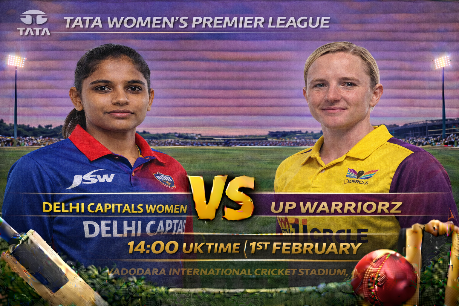 Read more about the article Delhi Capitals Women v UP Warriorz – 1 February – Preview & Prediction
