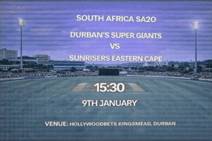 Durban Super Giants vs Sunrisers Eastern Cape SA20 Preview 9th January 26