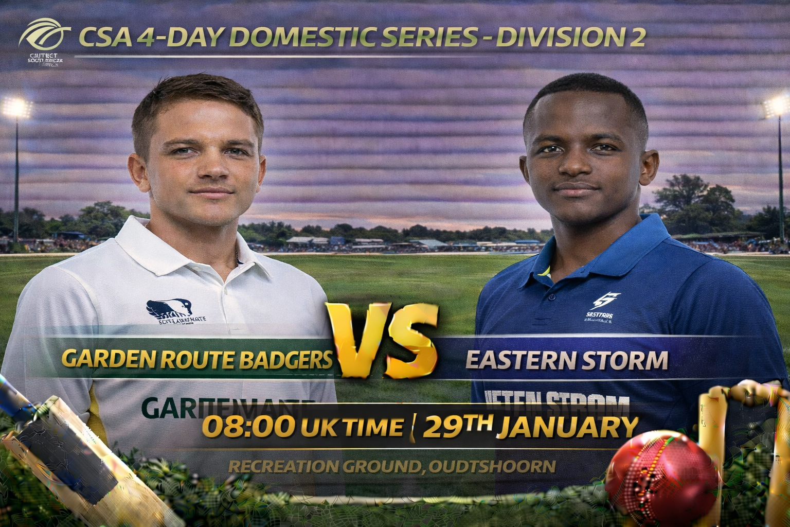 Read more about the article Garden Route Badgers v Eastern Storm – 29 January – Preview & Prediction