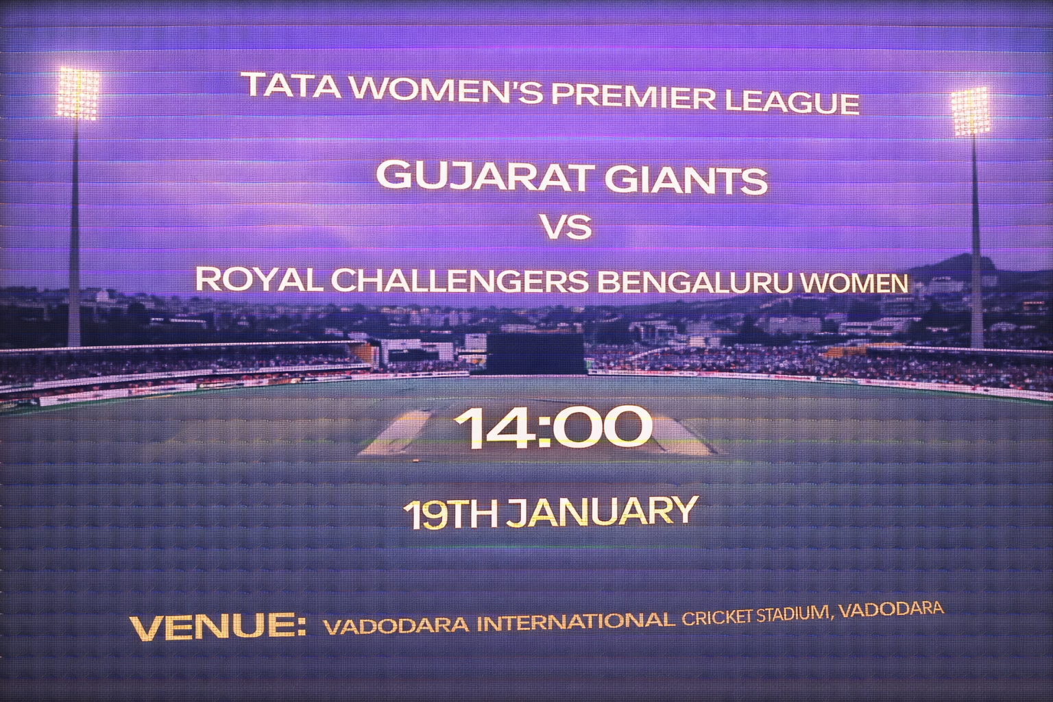 Read more about the article Gujarat Giants v RCB Women – 19 January – Preview & Prediction