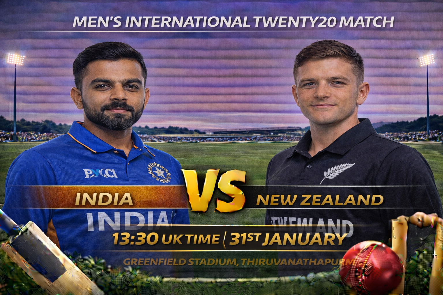 Read more about the article India v New Zealand – 31 January – Preview & Prediction