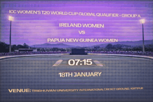 Ireland Women vs PNG Women T20 Qualifier Preview 18th January 26