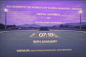 Nepal Women vs Thailand Women T20 Qualifier Preview 18th January 26