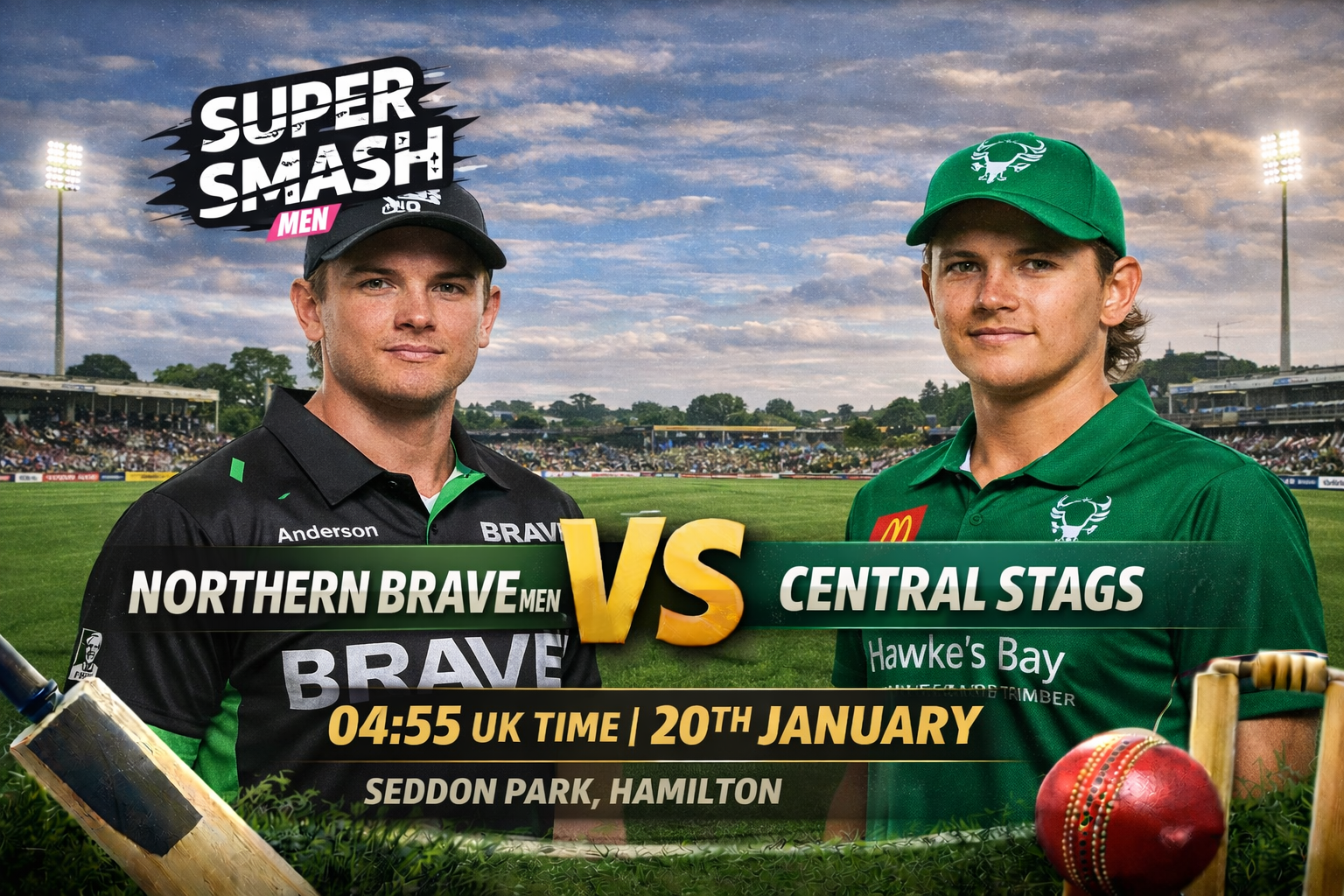 Read more about the article Northern Brave vs Central Stags – 20 January – Preview & Prediction