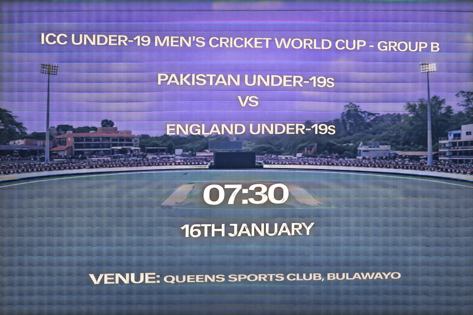 Read more about the article Pakistan U19 v England U19 – 16 January – Preview & Prediction
