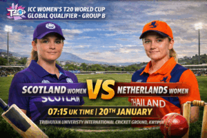 Scotland Women vs Netherlands Women T20 Qualifier Preview 20th January 26