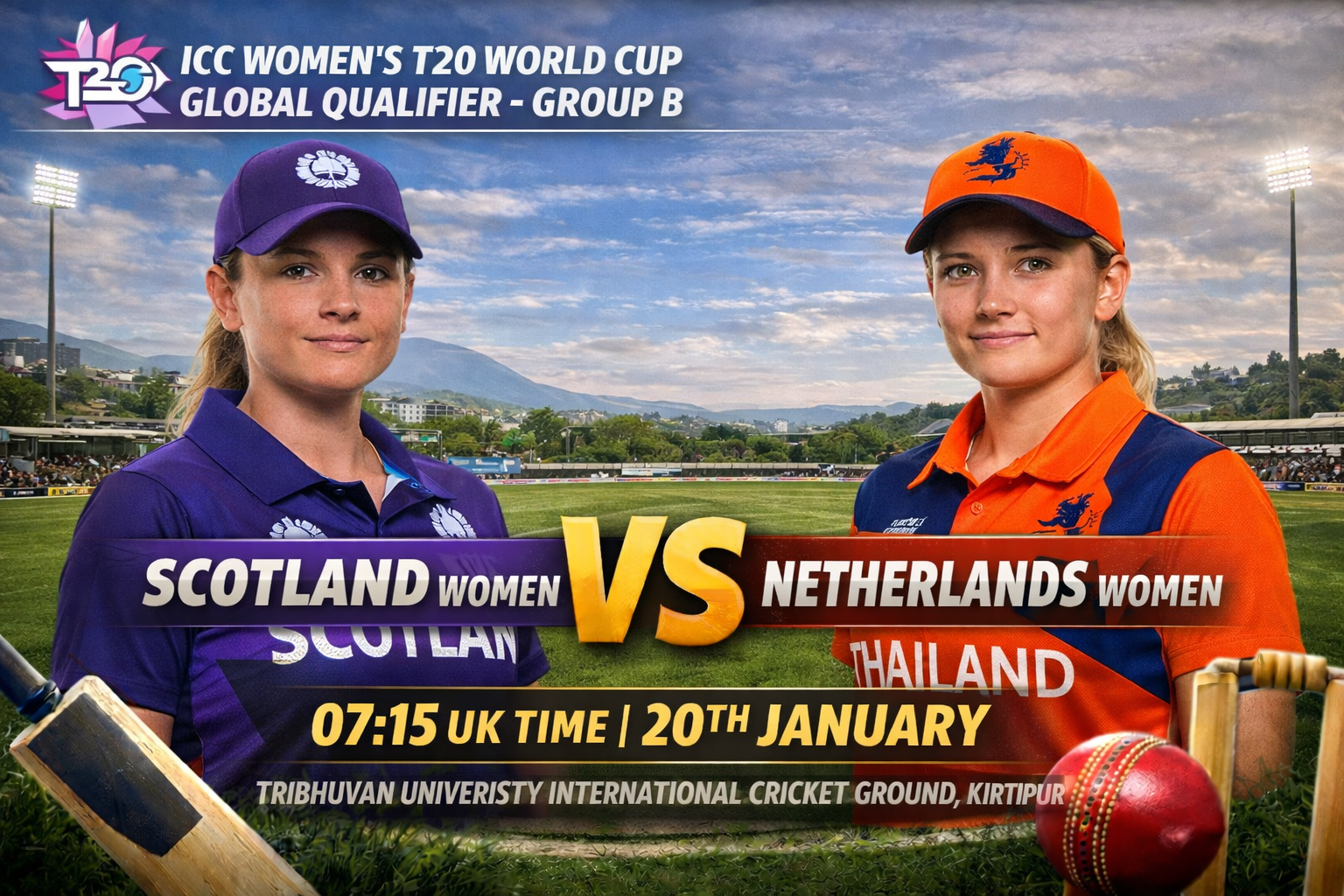 Read more about the article Scotland Women v Netherlands Women – 20 January – Preview & Prediction