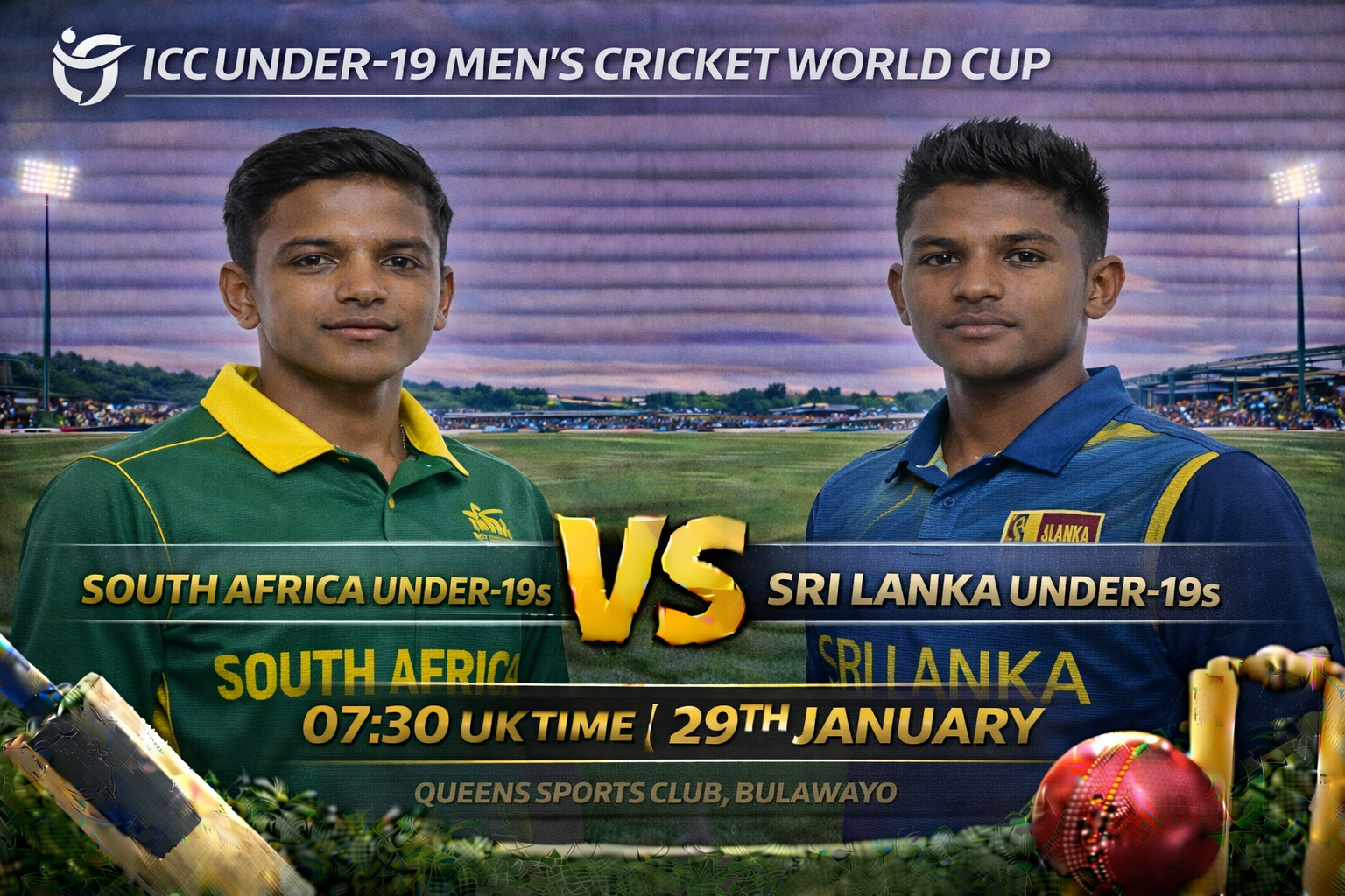 Read more about the article South Africa Under-19s v Sri Lanka Under-19s – 29 January – Preview & Prediction