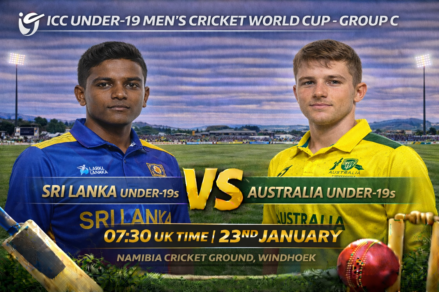 Read more about the article Sri Lanka Under-19s v Australia Under-19s – 23 January – Preview & Prediction