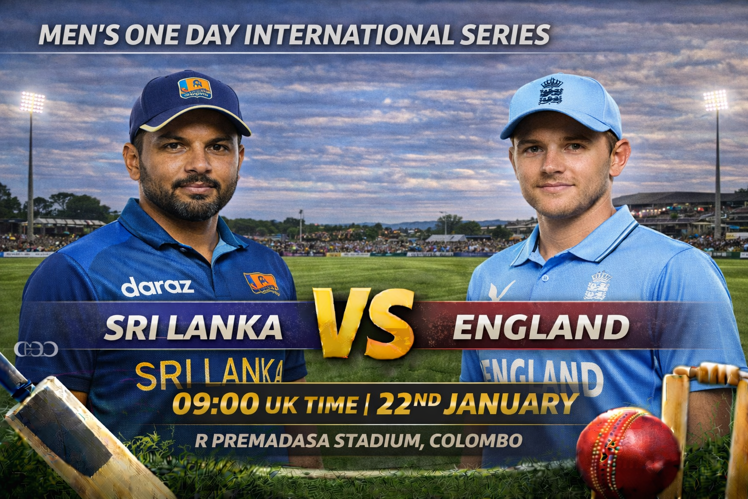 Read more about the article Sri Lanka v England – 22 January – Preview & Prediction