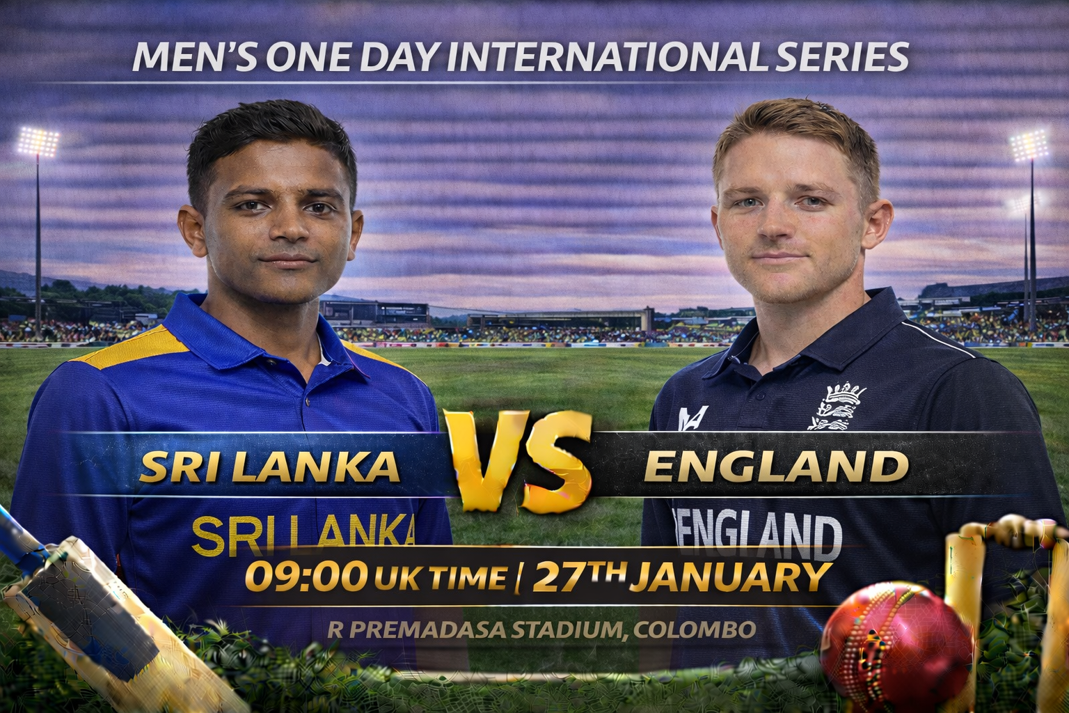 Read more about the article Sri Lanka v England – 27 January – Preview & Prediction