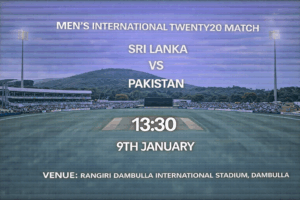 Sri Lanka vs Pakistan T20I Preview 9th January 26