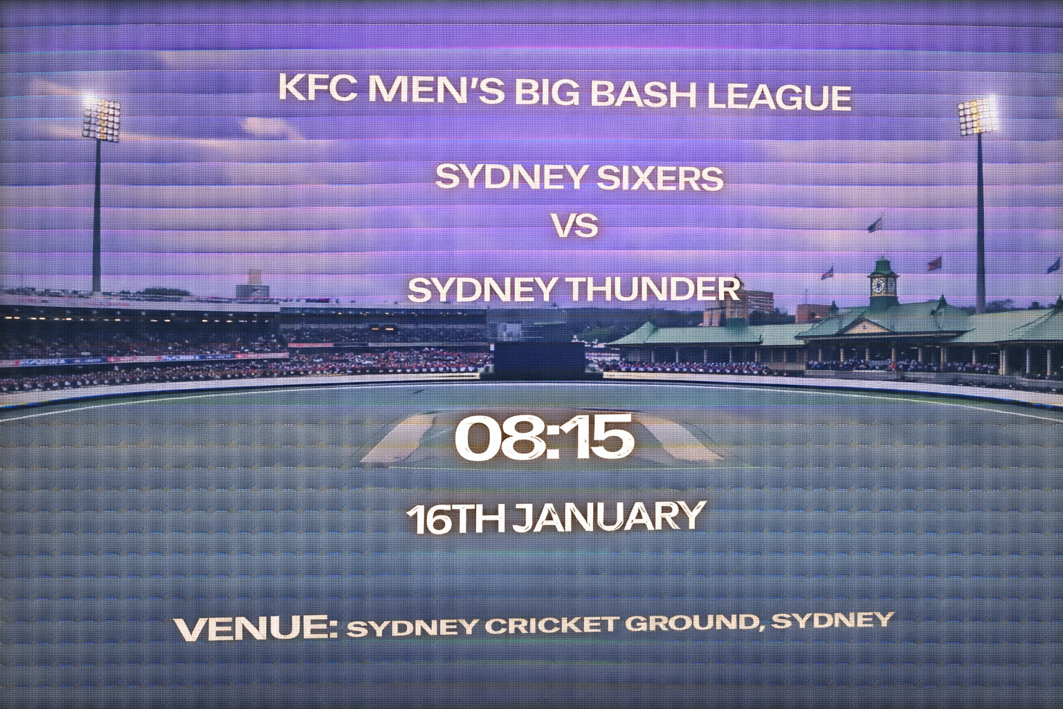 Read more about the article Sydney Sixers v Sydney Thunder – 16 January – Preview & Prediction