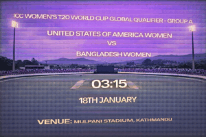 USA Women vs Bangladesh Women T20 Qualifier Preview 18th January 26