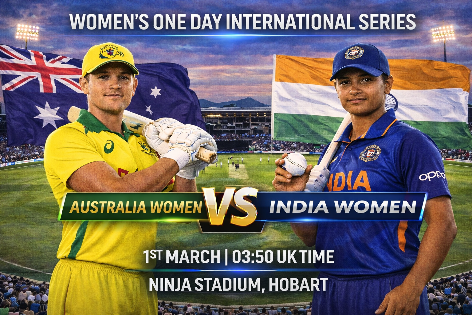 Read more about the article Australia Women v India Women – 1 March – Preview & Prediction