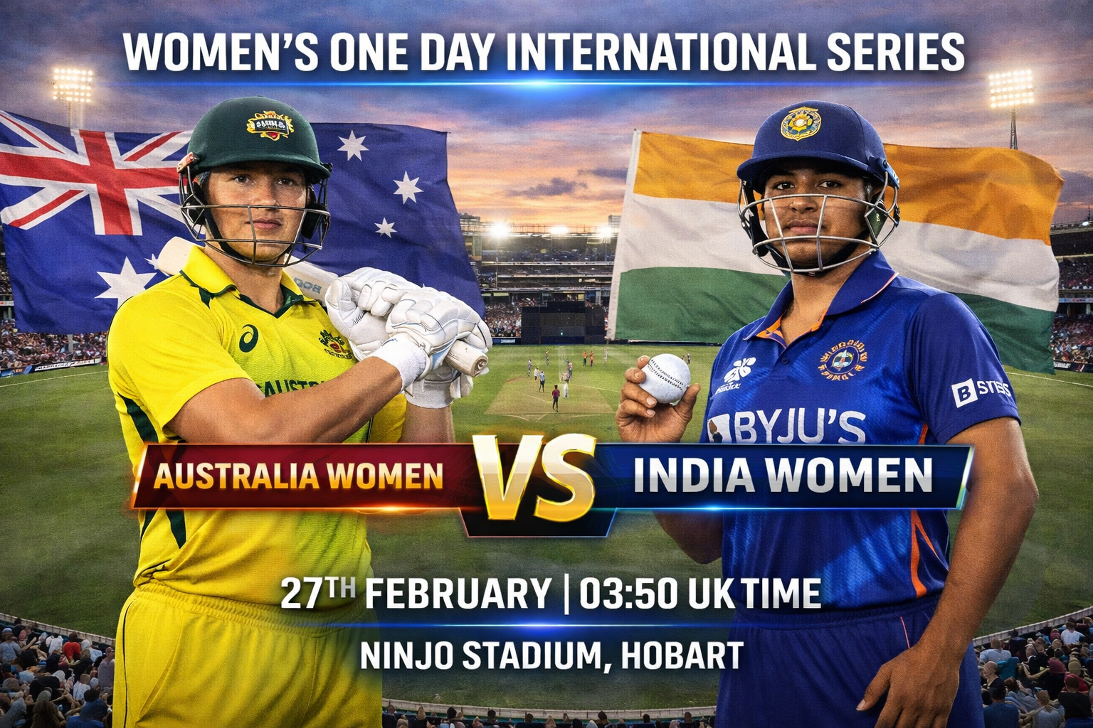 Read more about the article Australia Women v India Women – 27 February – Preview & Prediction