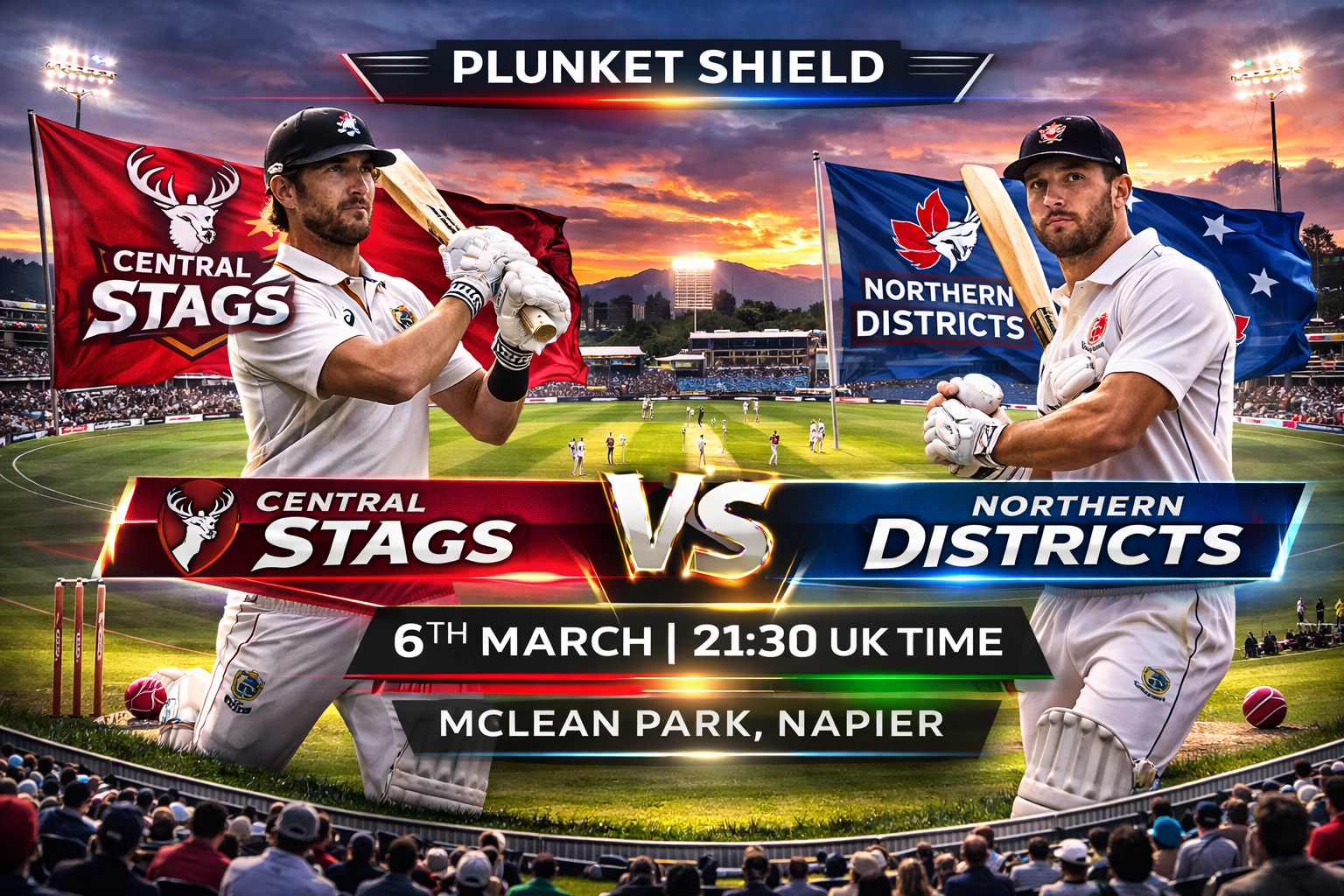 Read more about the article Central Stags v Northern Districts – 6 March – Preview & Prediction