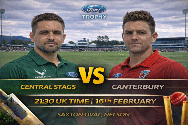 Read more about the article Central Stags v Canterbury – 16 February – Preview & Prediction