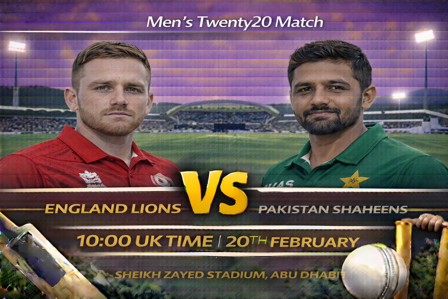 Read more about the article England Lions v Pakistan Shaheens – 20 February – Preview & Prediction