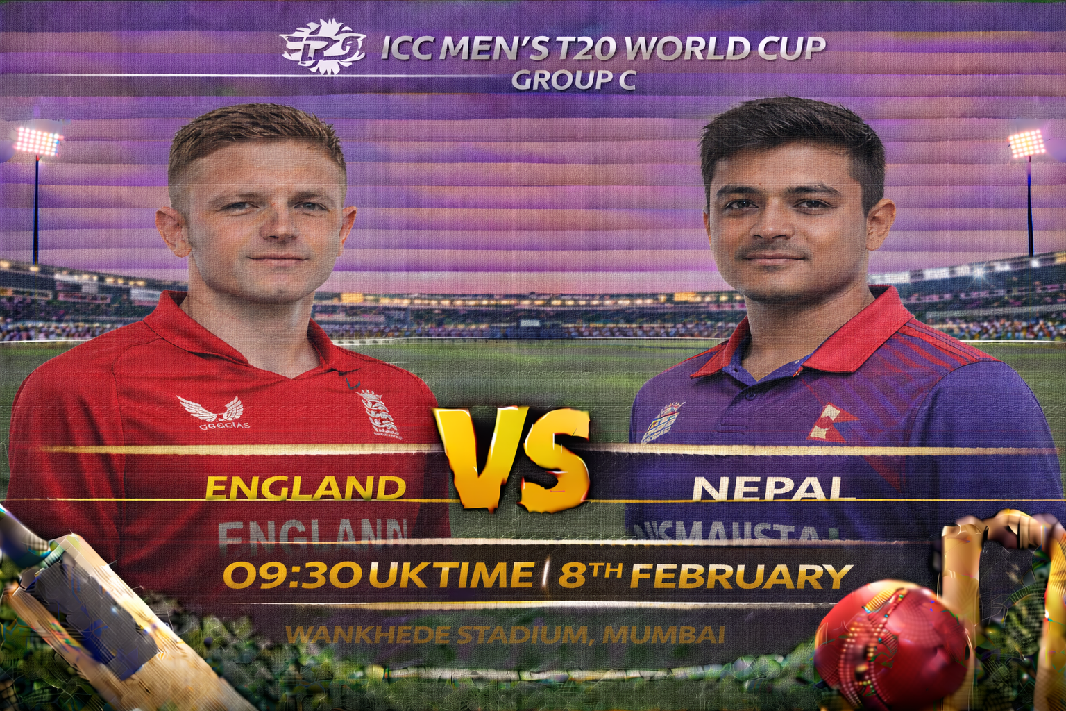 Read more about the article England v Nepal – 8 February – Preview & Prediction