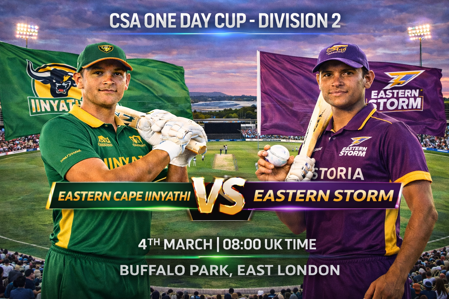 Read more about the article Eastern Cape Iinyathi v Eastern Storm – 4 March – Preview & Prediction