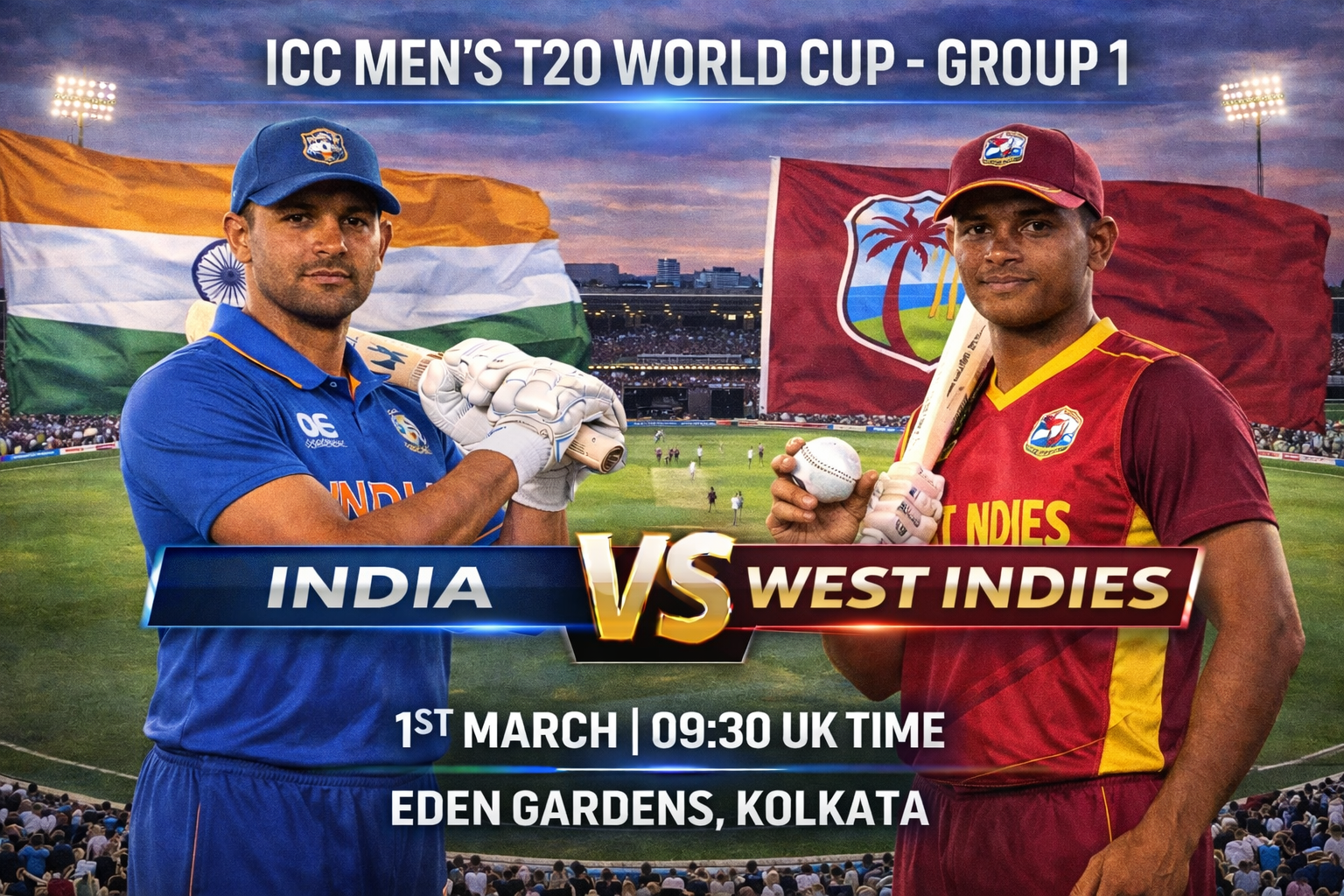 Read more about the article India v West Indies – 1 March – Preview & Prediction