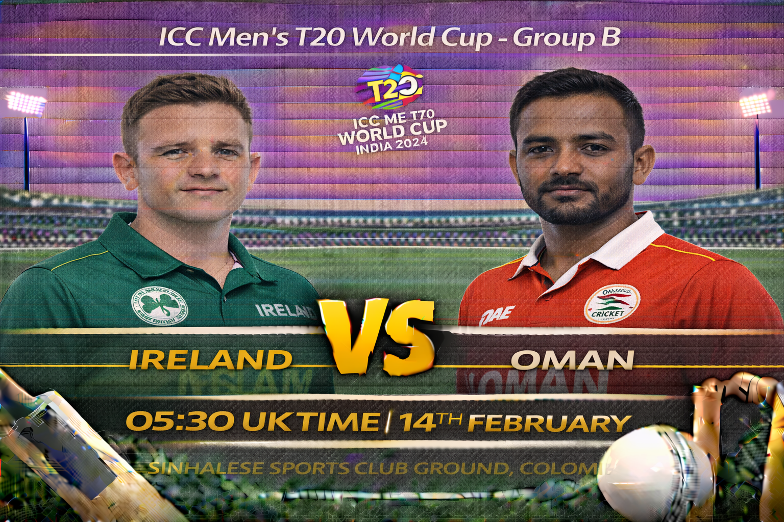 Read more about the article Ireland v Oman – 14 February – Preview & Prediction