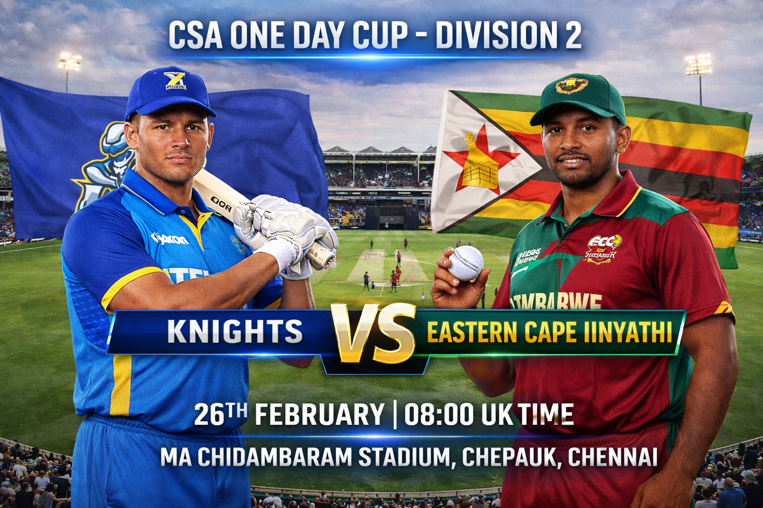 Read more about the article Knights v Eastern Cape Iinyathi – 26 February – Preview & Prediction