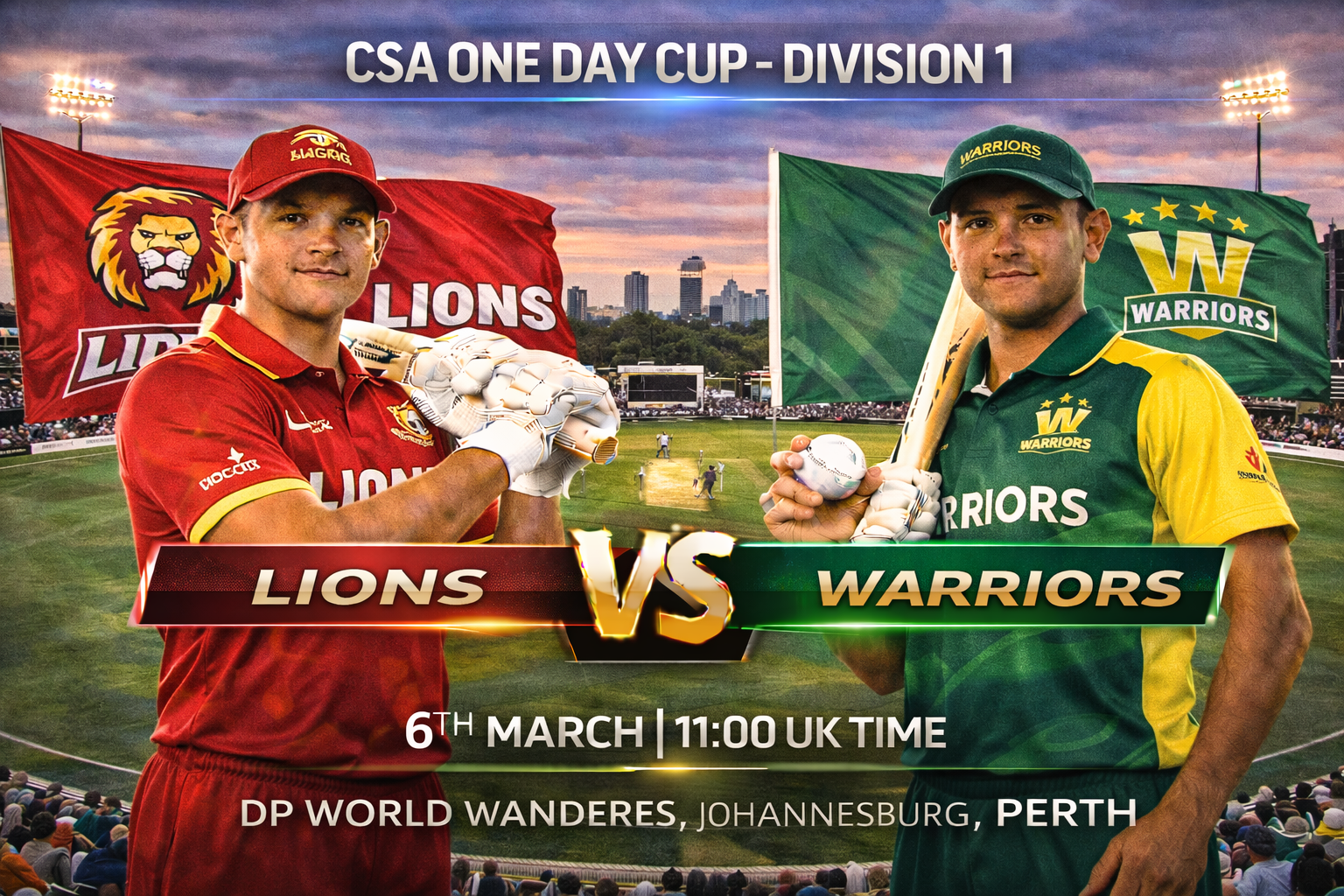 Read more about the article Lions v Warriors – 6 March – Preview & Prediction