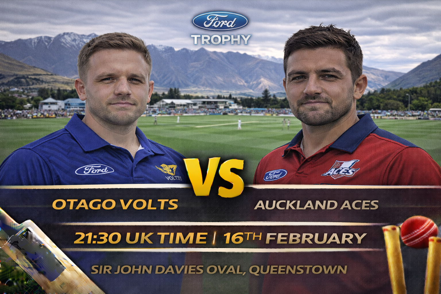 Read more about the article Otago Volts v Auckland Aces – 16 February – Preview & Prediction