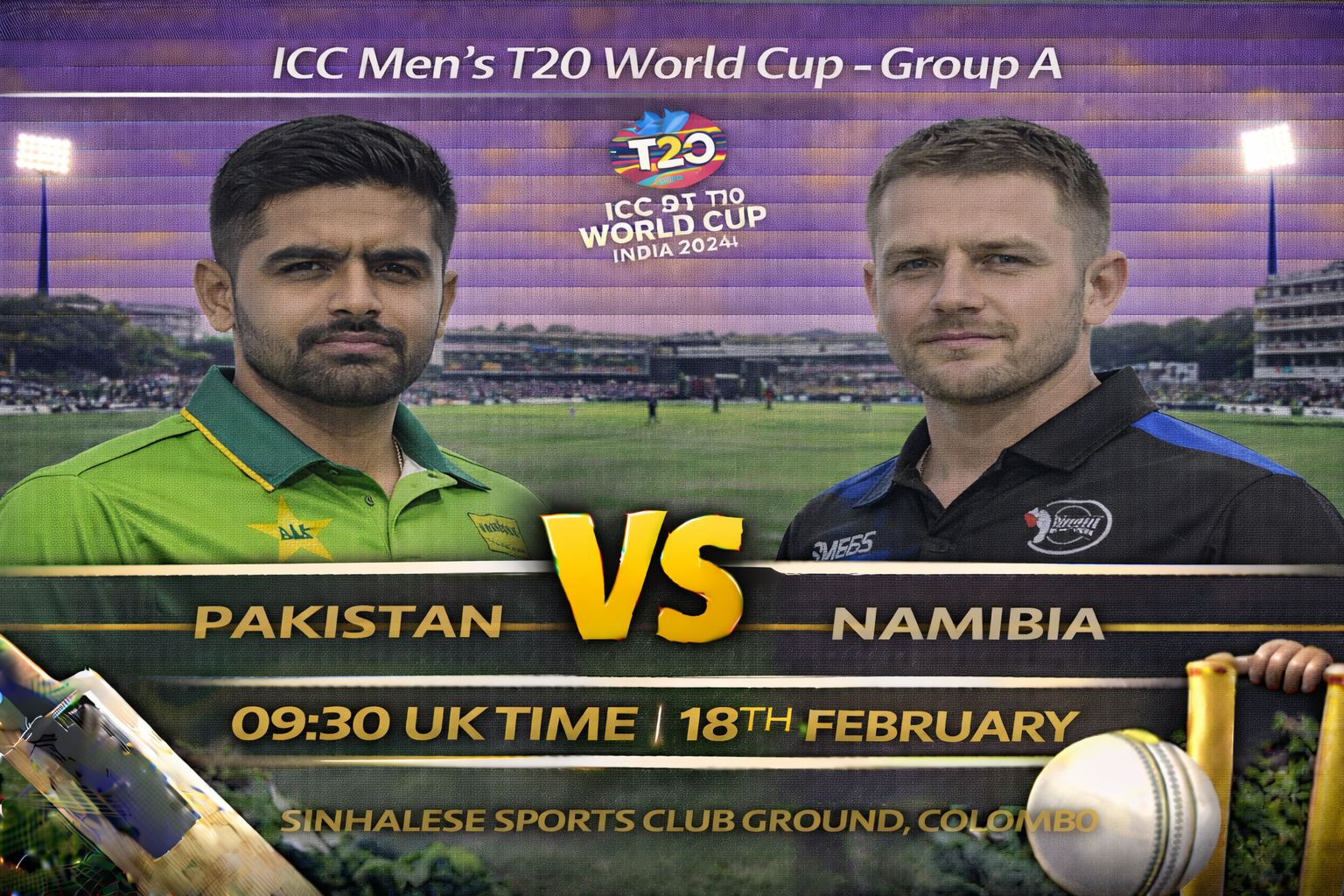 Read more about the article Pakistan v Namibia – 18 February – Preview & Prediction