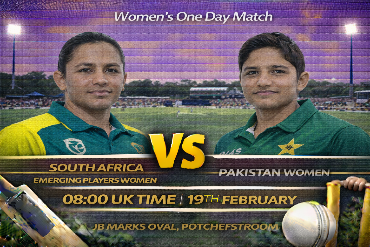 Read more about the article South Africa Emerging Players Women v Pakistan Women – 19 February – Preview & Prediction