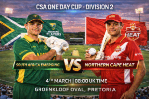SA Emerging v Northern Cape Heat Preview 4th March 26