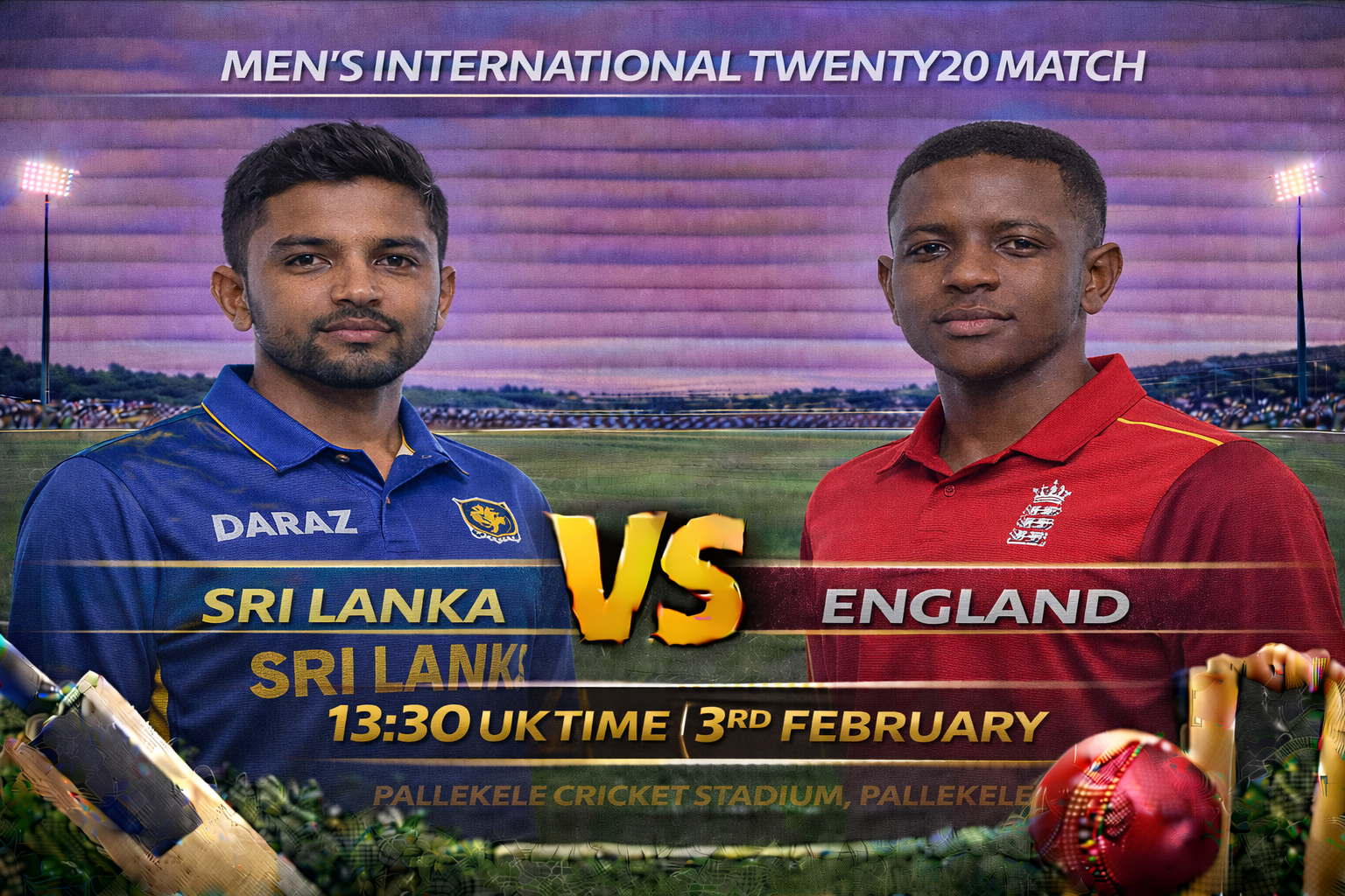 Read more about the article Sri Lanka v England – 3 February – Preview & Prediction
